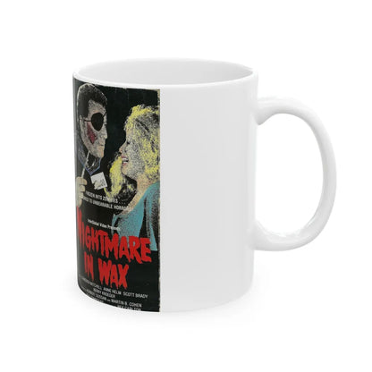 NIGHTMARE IN WAX (VHS COVER) - White Coffee Mug-Go Mug Yourself