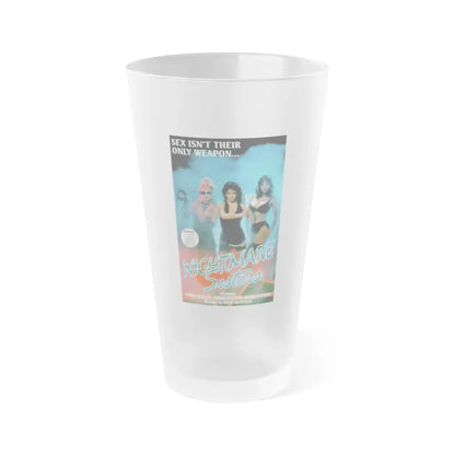 NIGHTMARE SISTERS 1987 Movie Poster - Frosted Pint Glass 16oz 16oz Frosted - Go Mug Yourself