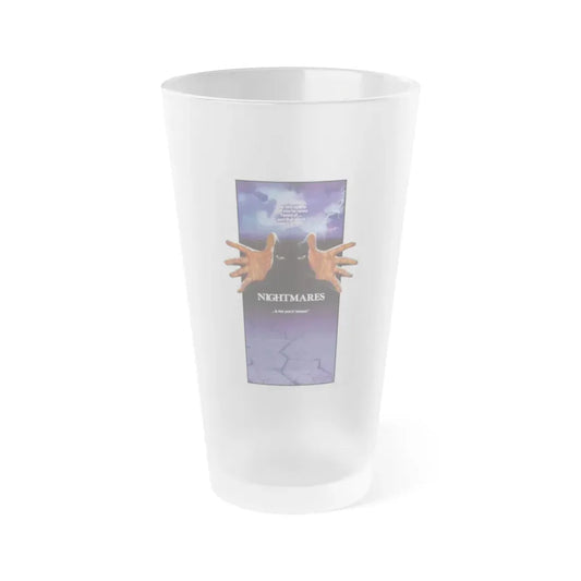 NIGHTMARES 1983 Movie Poster - Frosted Pint Glass 16oz 16oz Frosted - Go Mug Yourself