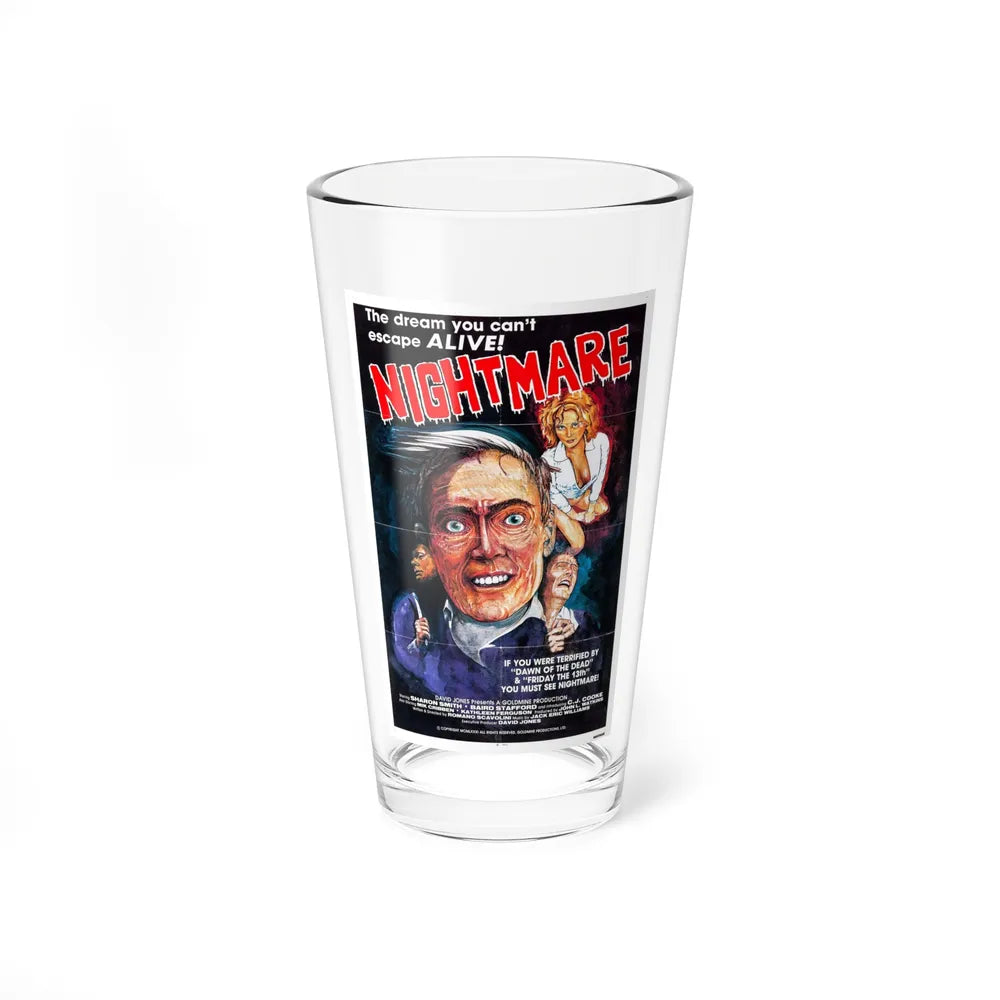 NIGHTMARES IN A DAMAGED BRAIN (2) 1981 Movie Poster - Pint Glass 16oz-16oz-Go Mug Yourself