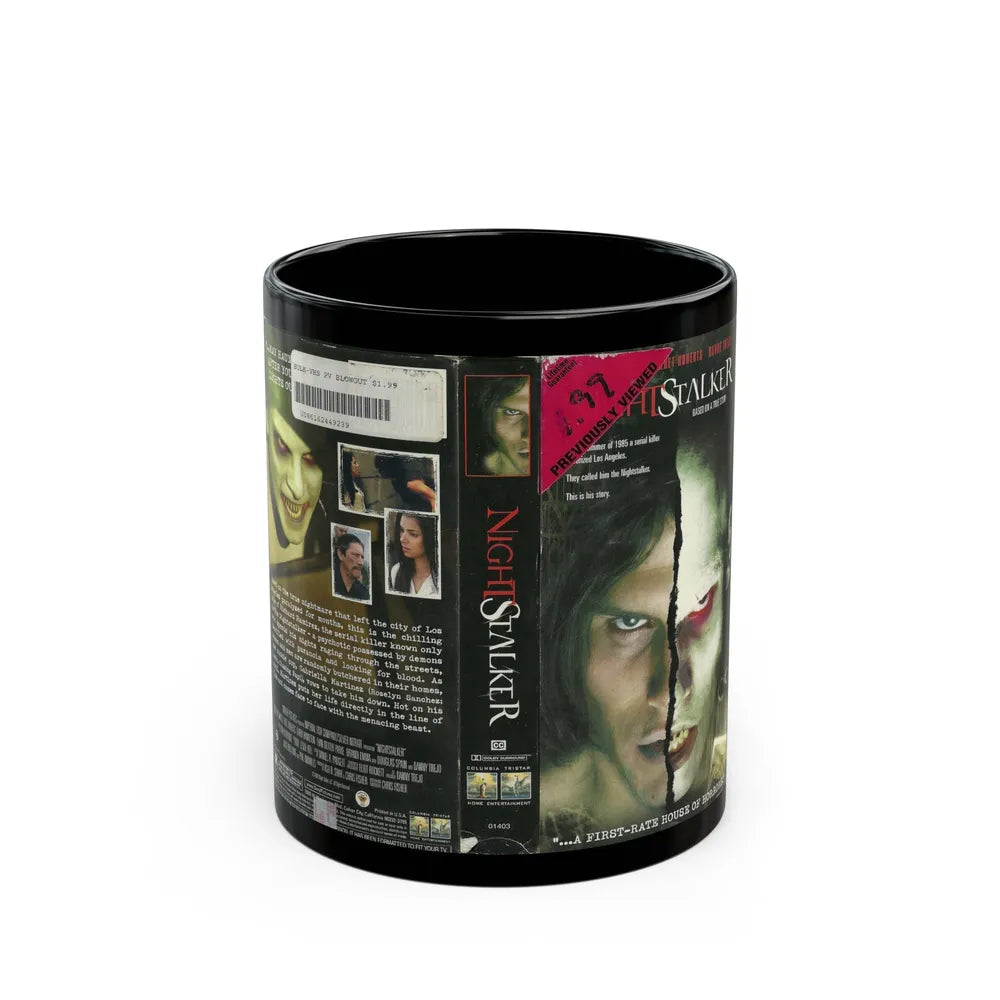 NIGHTSTALKER (VHS COVER) - Black Coffee Mug-11oz-Go Mug Yourself