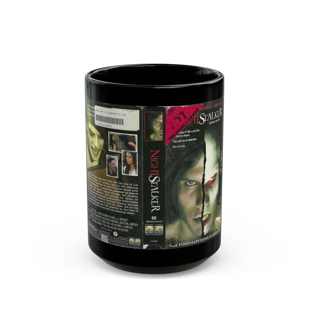 NIGHTSTALKER (VHS COVER) - Black Coffee Mug-15oz-Go Mug Yourself