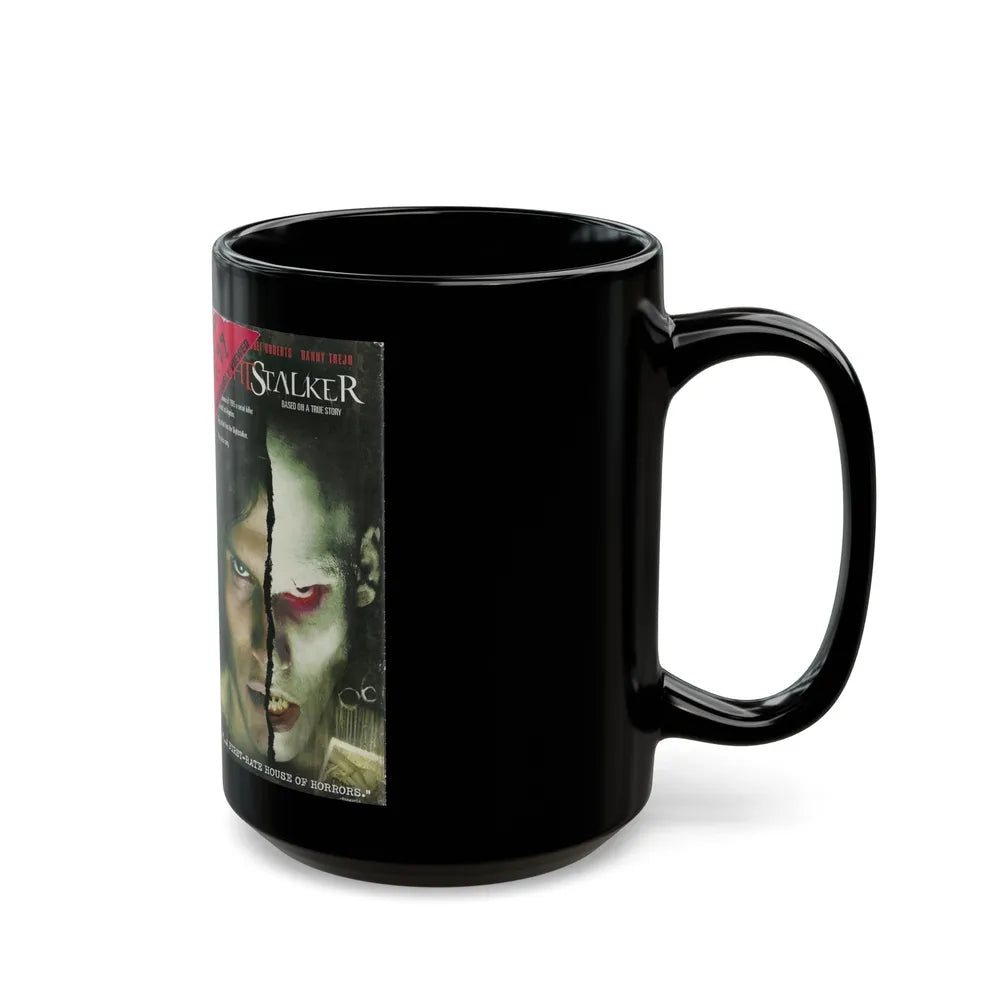 NIGHTSTALKER (VHS COVER) - Black Coffee Mug-Go Mug Yourself