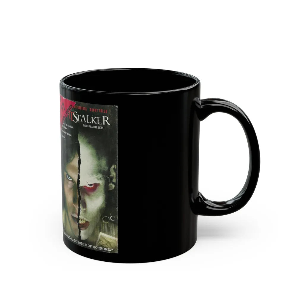 NIGHTSTALKER (VHS COVER) - Black Coffee Mug-Go Mug Yourself