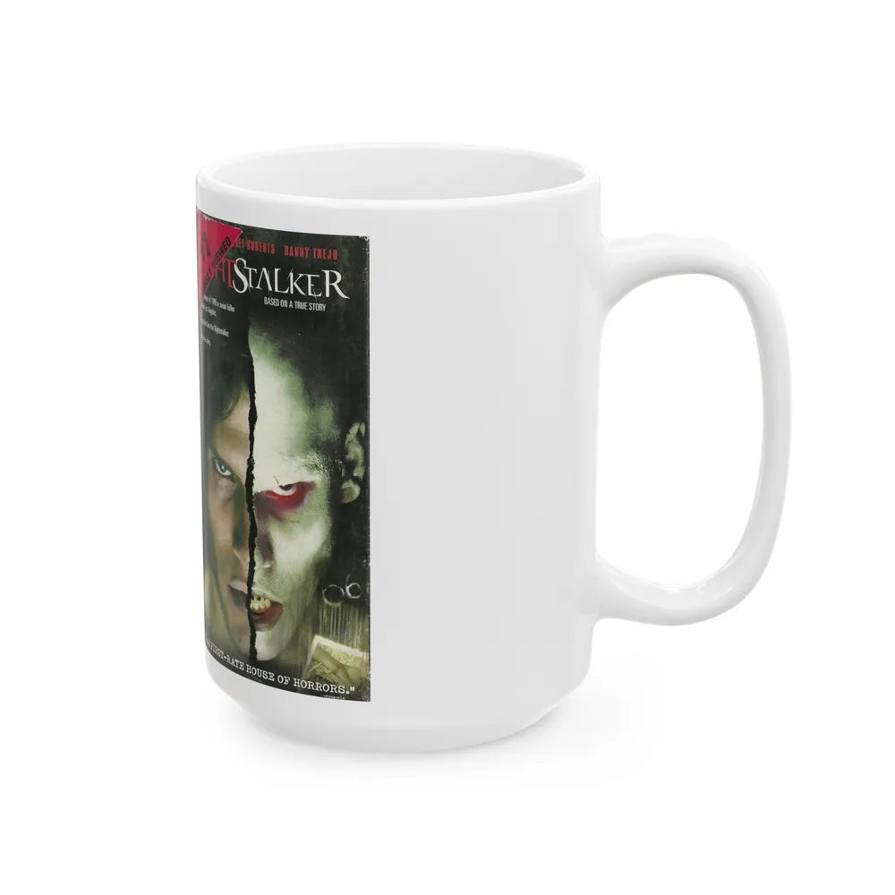 NIGHTSTALKER (VHS COVER) - White Coffee Mug-Go Mug Yourself