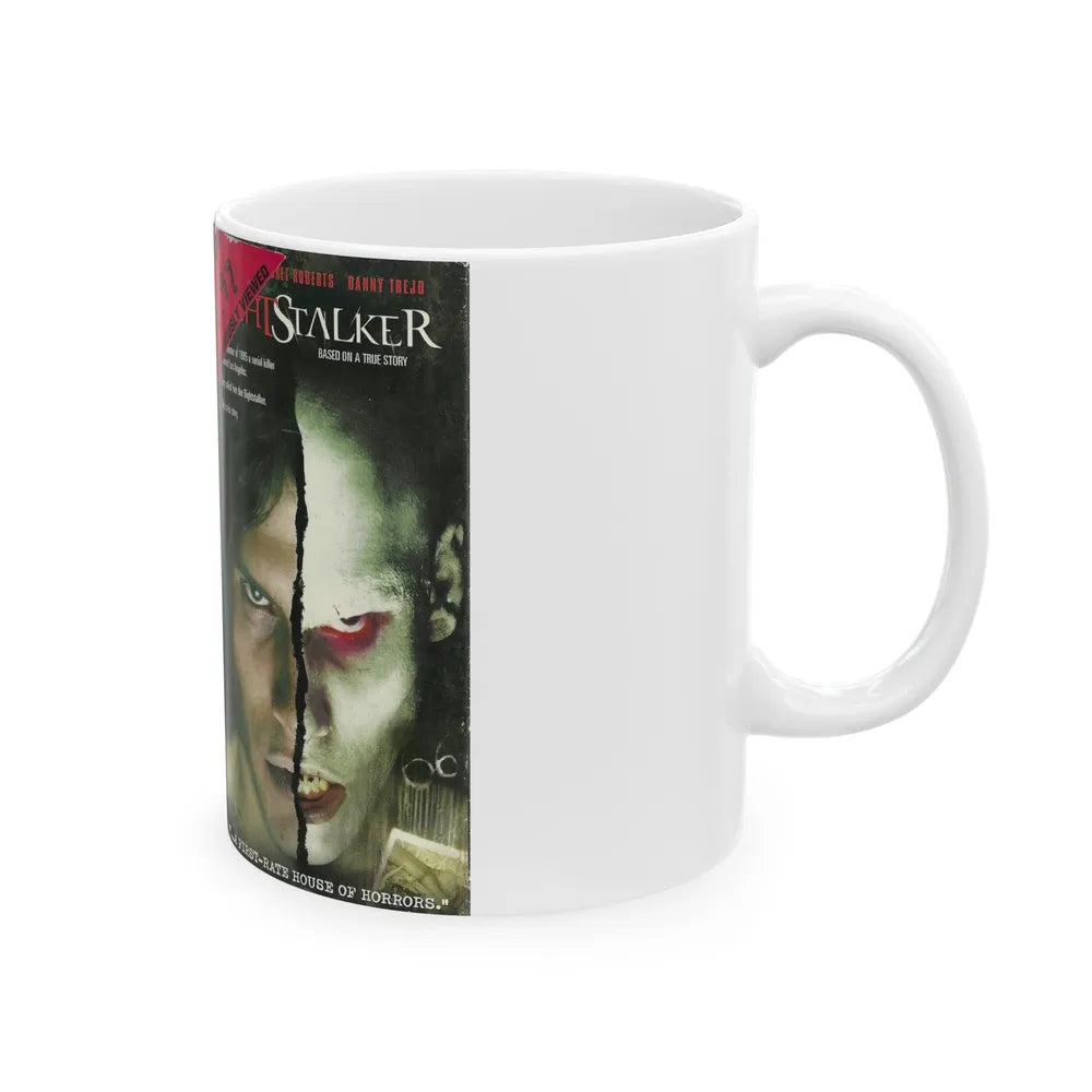 NIGHTSTALKER (VHS COVER) - White Coffee Mug-Go Mug Yourself