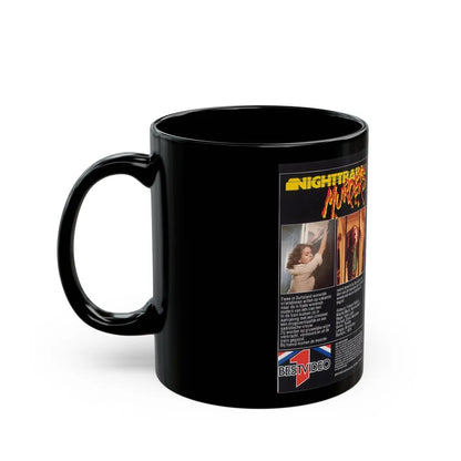 NIGHTTRAIN MURDERS (VHS COVER) - Black Coffee Mug-Go Mug Yourself