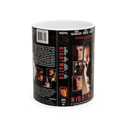 NIGHTWATCH (VHS COVER) - White Coffee Mug-11oz-Go Mug Yourself