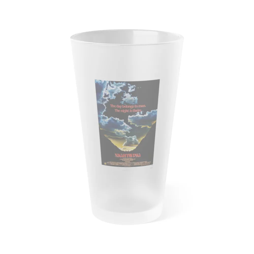 NIGHTWING (TEASER) 1979 Movie Poster - Frosted Pint Glass 16oz-16oz-Frosted-Go Mug Yourself