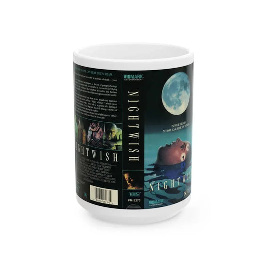 NIGHTWISH (VHS COVER) - White Coffee Mug 15oz - Go Mug Yourself