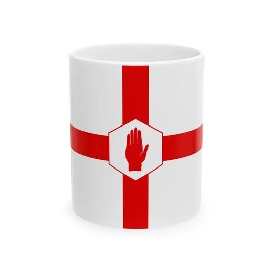 Nihexagon (Ireland) White Coffee Mug 11oz - Go Mug Yourself