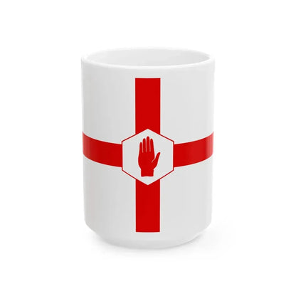 Nihexagon (Ireland) White Coffee Mug 15oz - Go Mug Yourself