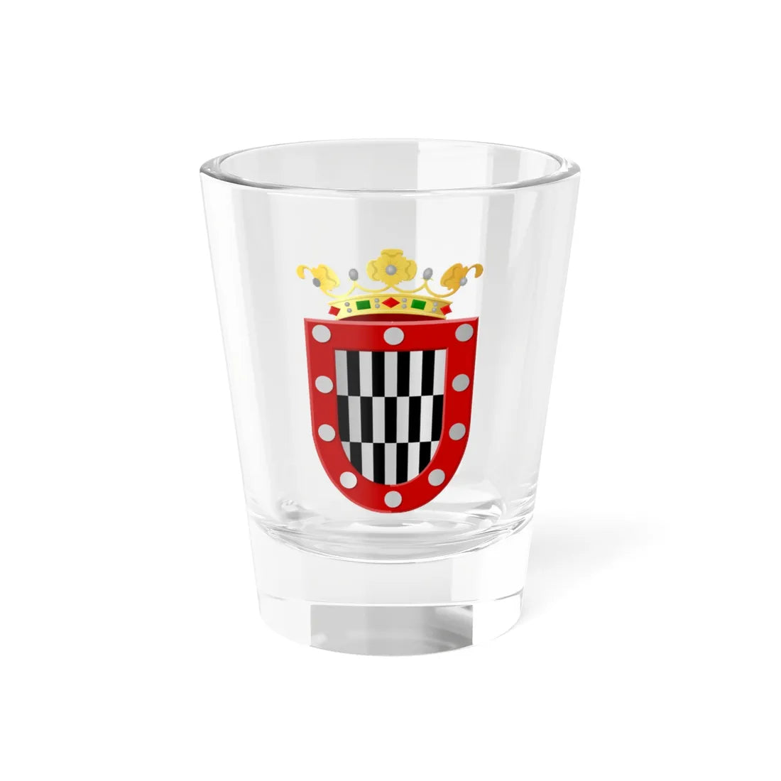 Nijeveen wapen (Netherlands) (Coat of Arms) Shot Glass 1.5oz 1.5oz - Go Mug Yourself