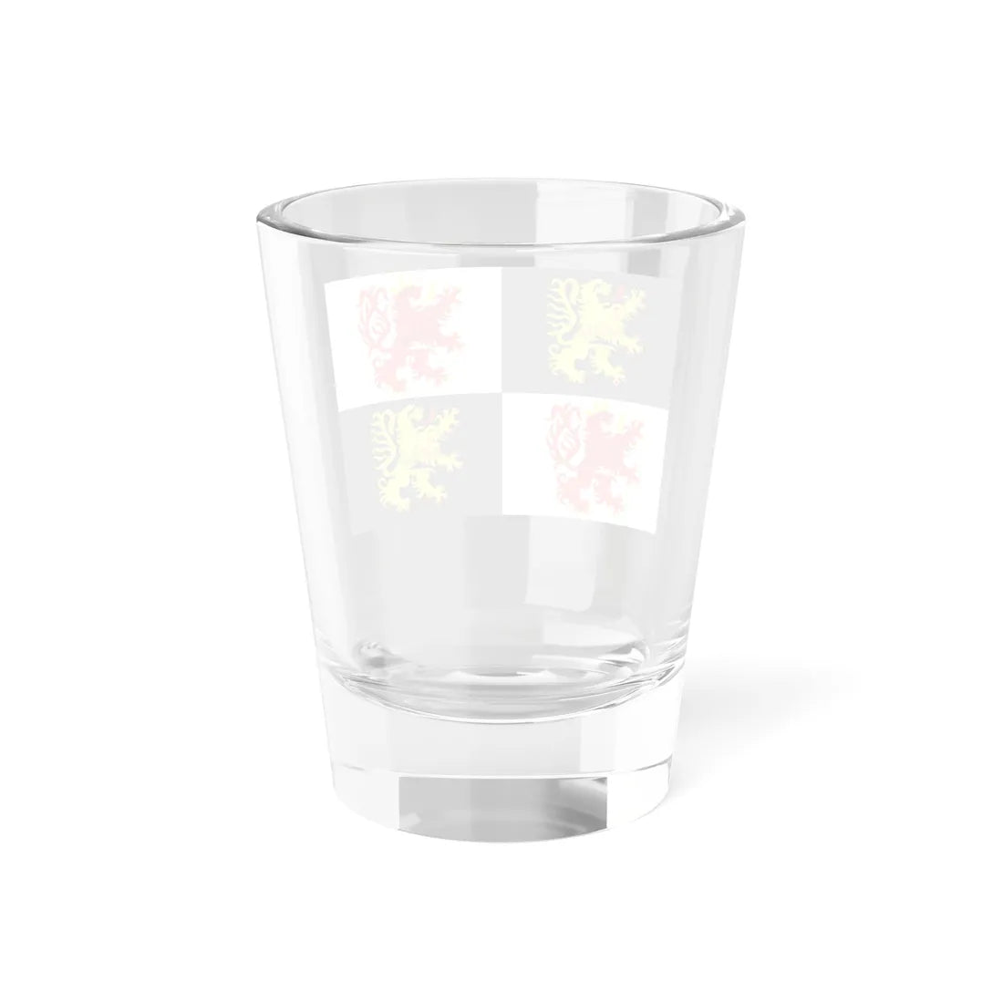 Nijlen vlag (Belgium) Shot Glass 1.5oz - Go Mug Yourself