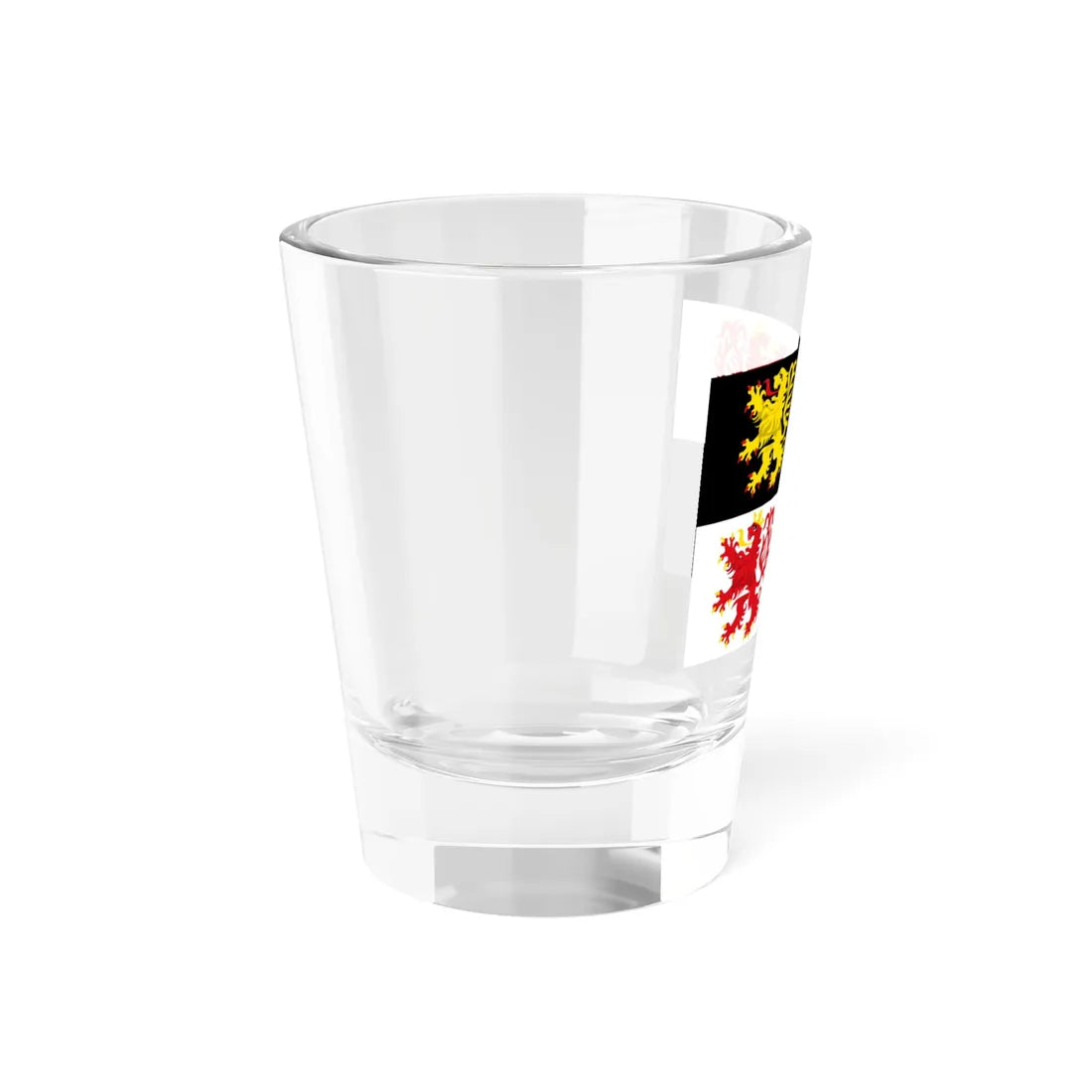 Nijlen vlag (Belgium) Shot Glass 1.5oz - Go Mug Yourself
