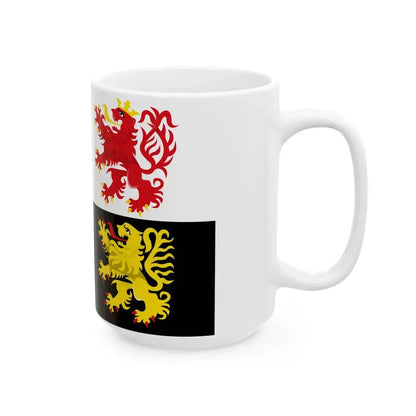 Nijlen vlag (Belgium) White Coffee Mug - Go Mug Yourself