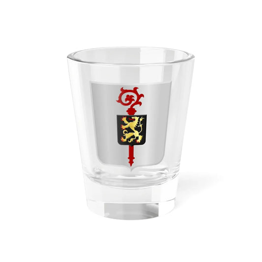 Nijvel wapen (Belgium) (Coat of Arms) Shot Glass 1.5oz 1.5oz - Go Mug Yourself