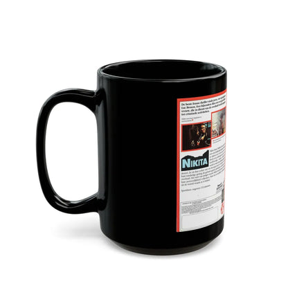 NIKITA (VHS COVER) - Black Coffee Mug-Go Mug Yourself