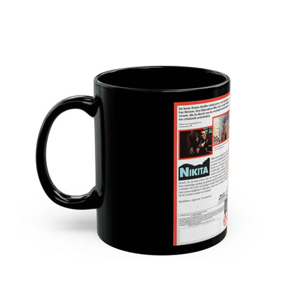 NIKITA (VHS COVER) - Black Coffee Mug-Go Mug Yourself