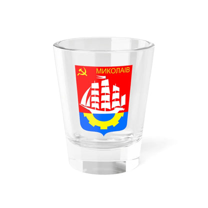 Nikolaiev (Soviet Union) (Coat of Arms) Shot Glass 1.5oz 1.5oz - Go Mug Yourself