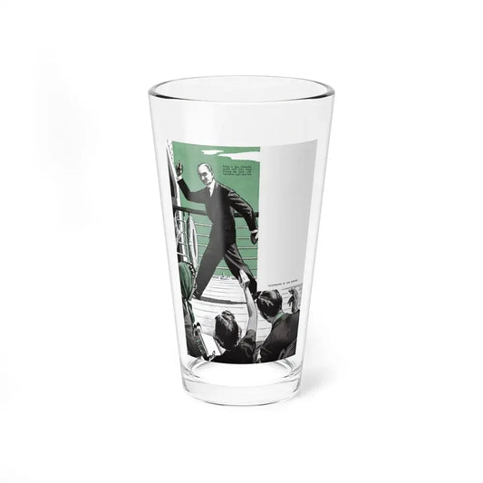 Nine Times Around Is A Mile, Cosmopolitan, June 1939 (Magazine Illustration) Pint Glass 16oz 16oz - Go Mug Yourself