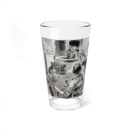 Nini Was a Lady, Cosmopolitan, January 1934 (Magazine Illustration) Pint Glass 16oz-16oz-Go Mug Yourself