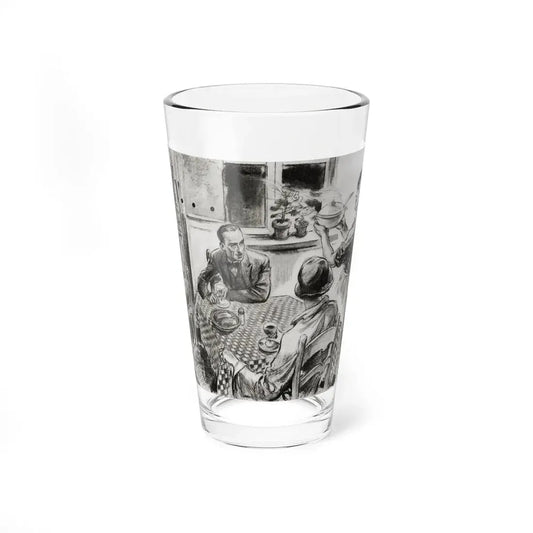 Nini Was a Lady, Cosmopolitan, January 1934 (Magazine Illustration) Pint Glass 16oz 16oz - Go Mug Yourself