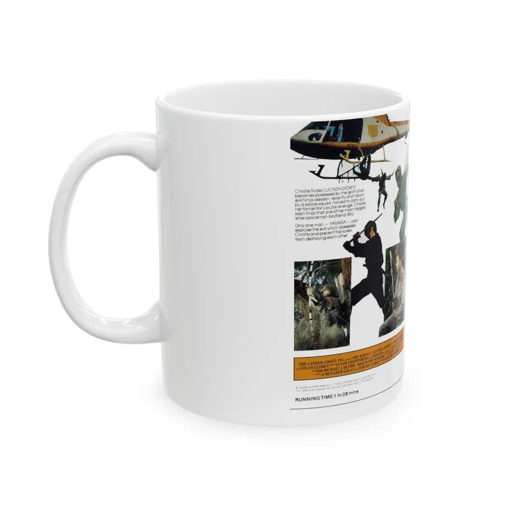 NINJA 3 THE DOMINATION (VHS COVER) - White Coffee Mug-Go Mug Yourself