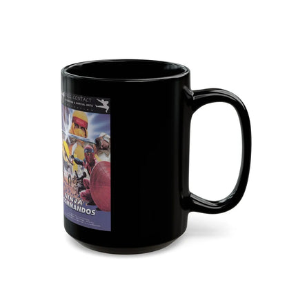 NINJA COMMANDOS (VHS COVER) - Black Coffee Mug-Go Mug Yourself