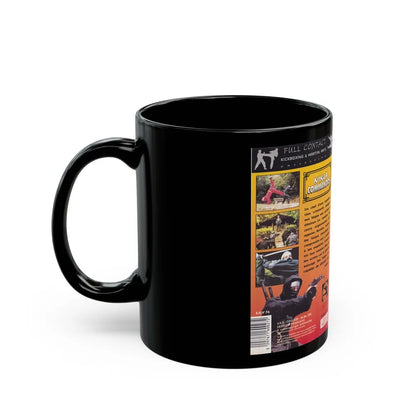 NINJA COMMANDOS (VHS COVER) - Black Coffee Mug-Go Mug Yourself