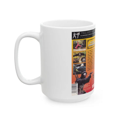 NINJA COMMANDOS (VHS COVER) - White Coffee Mug-Go Mug Yourself