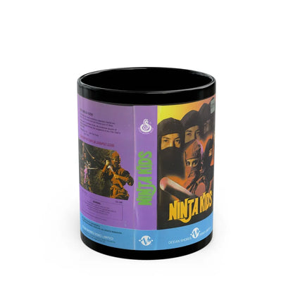 NINJA KIDS (VHS COVER) - Black Coffee Mug-11oz-Go Mug Yourself