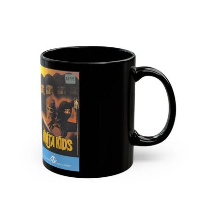 NINJA KIDS (VHS COVER) - Black Coffee Mug-Go Mug Yourself