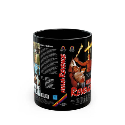 NINJA REVENGE (VHS COVER) - Black Coffee Mug-11oz-Go Mug Yourself