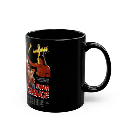 NINJA REVENGE (VHS COVER) - Black Coffee Mug-Go Mug Yourself