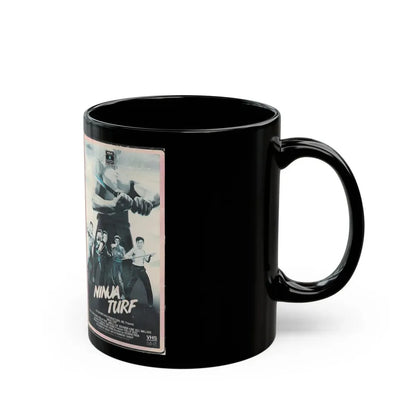 NINJA TURF RCA HOME VIDEO (VHS COVER) - Black Coffee Mug - Go Mug Yourself