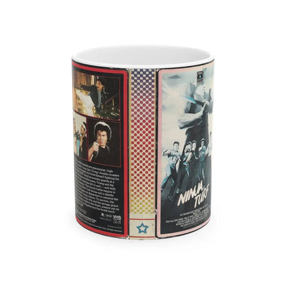 NINJA TURF RCA HOME VIDEO (VHS COVER) - White Coffee Mug 11oz - Go Mug Yourself