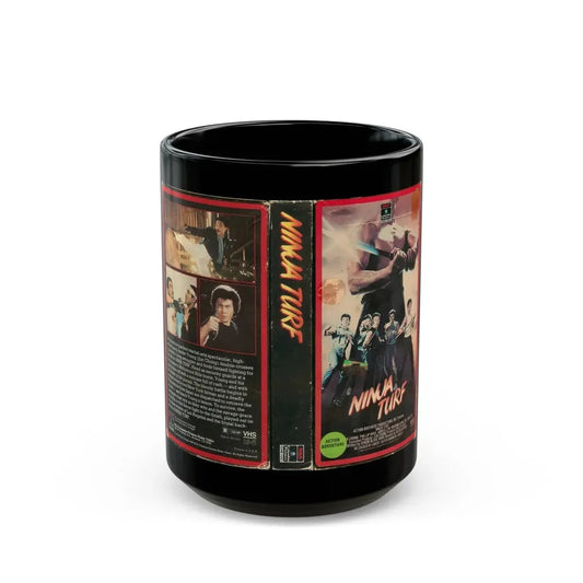 NINJA TURF (VHS COVER) - Black Coffee Mug 15oz - Go Mug Yourself