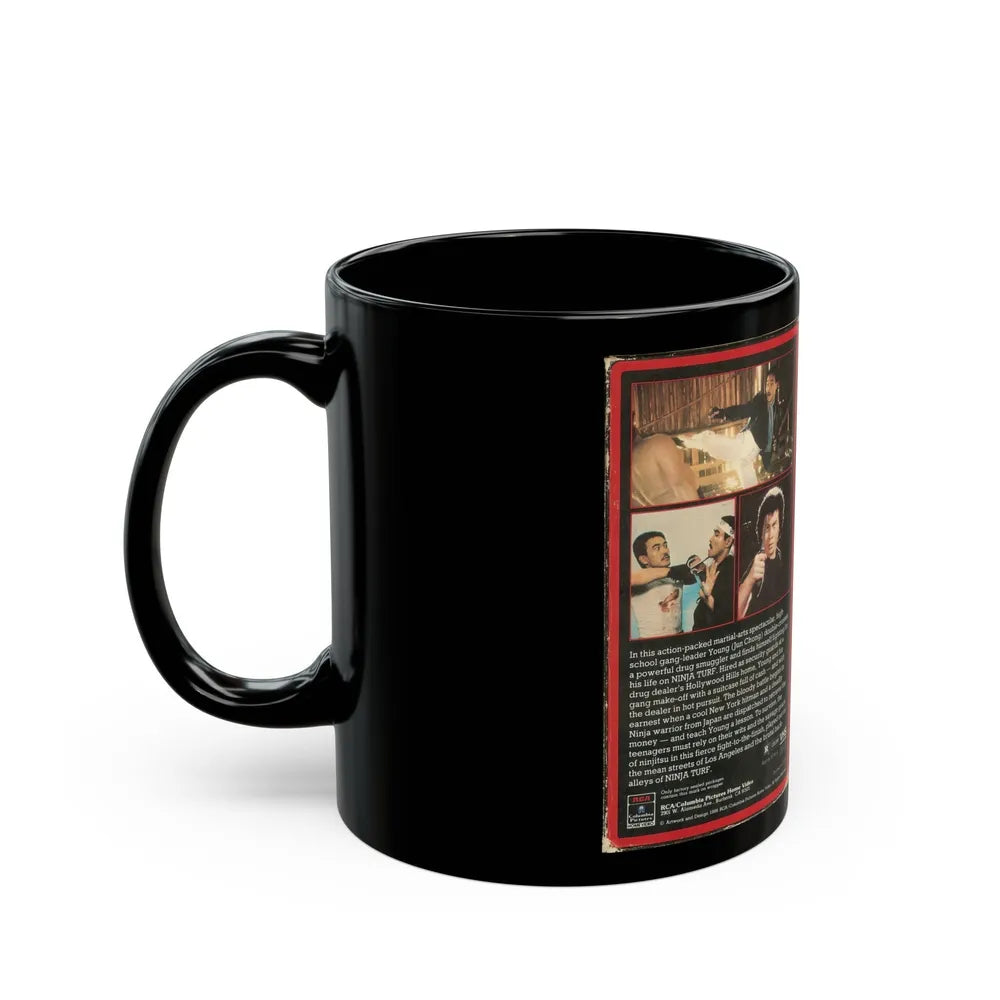 NINJA TURF (VHS COVER) - Black Coffee Mug-Go Mug Yourself