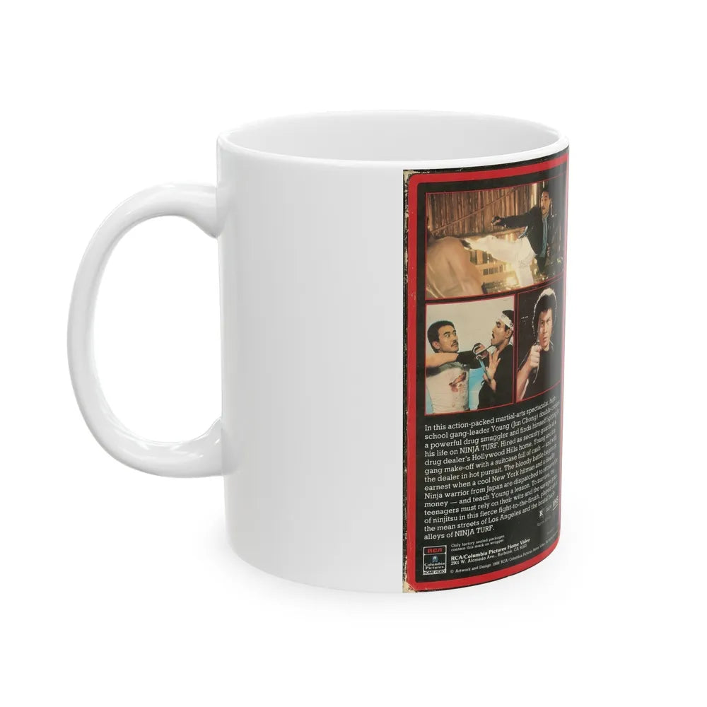 NINJA TURF (VHS COVER) - White Coffee Mug-Go Mug Yourself