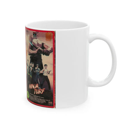 NINJA TURF (VHS COVER) - White Coffee Mug-Go Mug Yourself