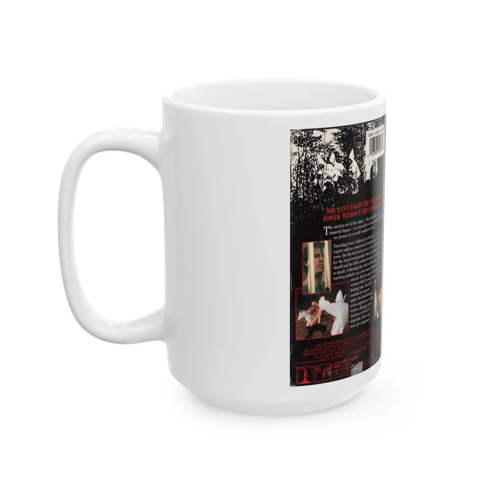 NINJA VENGEANCE (VHS COVER) - White Coffee Mug-Go Mug Yourself