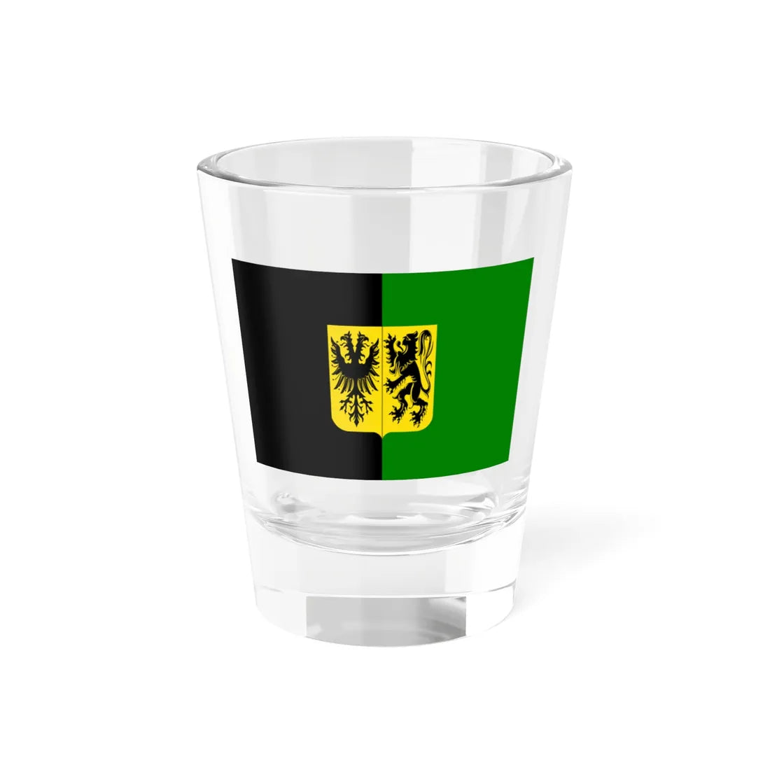 Ninove vlag (Belgium) Shot Glass 1.5oz 1.5oz - Go Mug Yourself