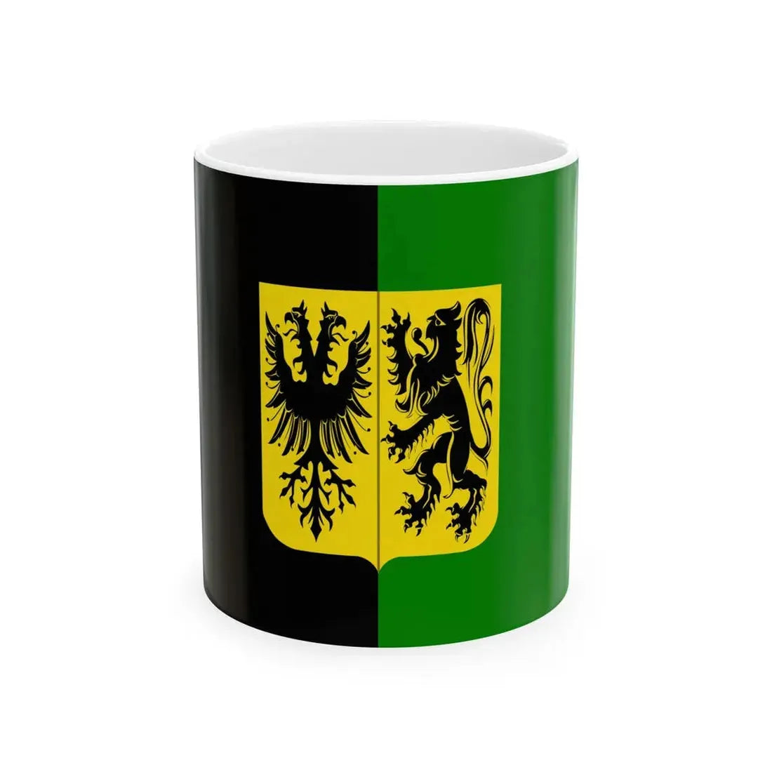 Ninove vlag (Belgium) White Coffee Mug 11oz - Go Mug Yourself