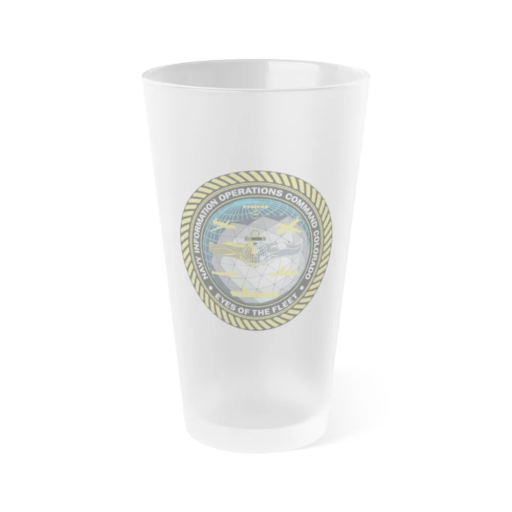NIOC Colorado (U.S. Navy) Frosted Pint Glass 16oz-Go Mug Yourself