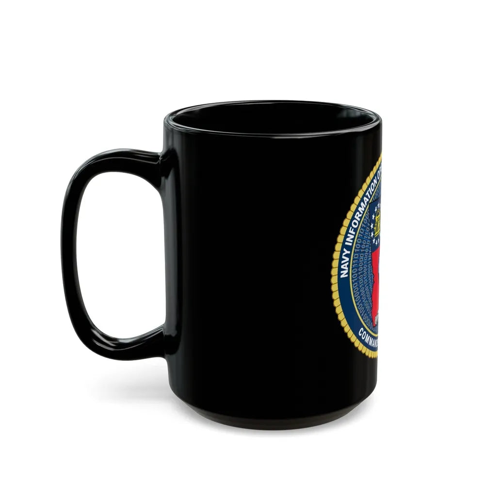 NIOC Georgia Commander Tenth Fleet (U.S. Navy) Black Coffee Mug-Go Mug Yourself