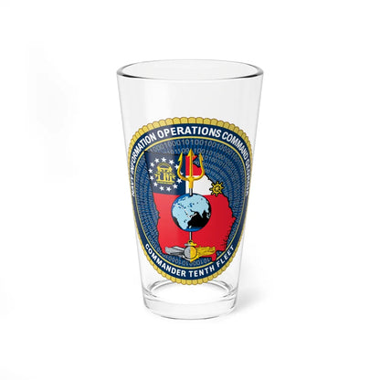 NIOC Georgia Commander Tenth Fleet (U.S. Navy) Pint Glass 16oz-16oz-Go Mug Yourself