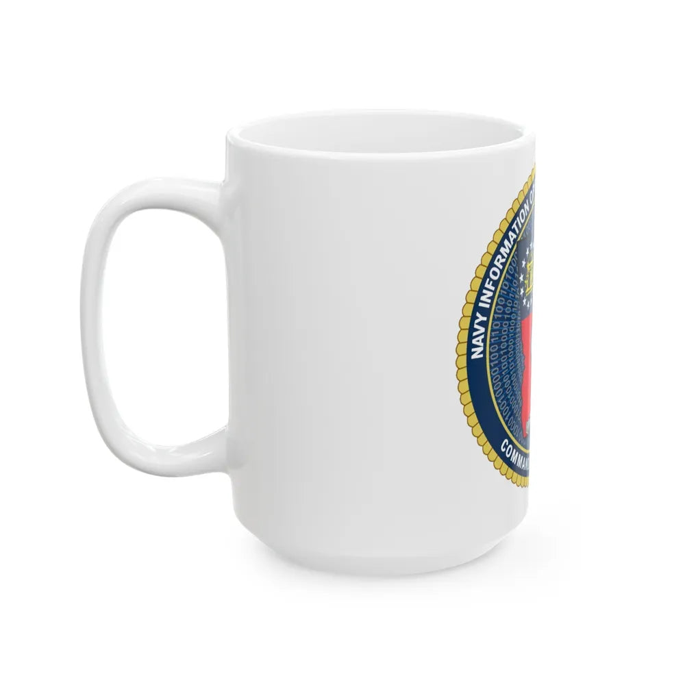 NIOC Georgia Commander Tenth Fleet (U.S. Navy) White Coffee Mug-Go Mug Yourself