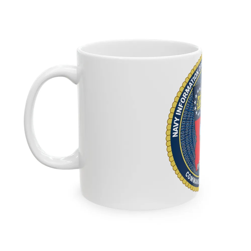 NIOC Georgia Commander Tenth Fleet (U.S. Navy) White Coffee Mug-Go Mug Yourself