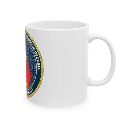 NIOC Georgia Commander Tenth Fleet (U.S. Navy) White Coffee Mug-Go Mug Yourself